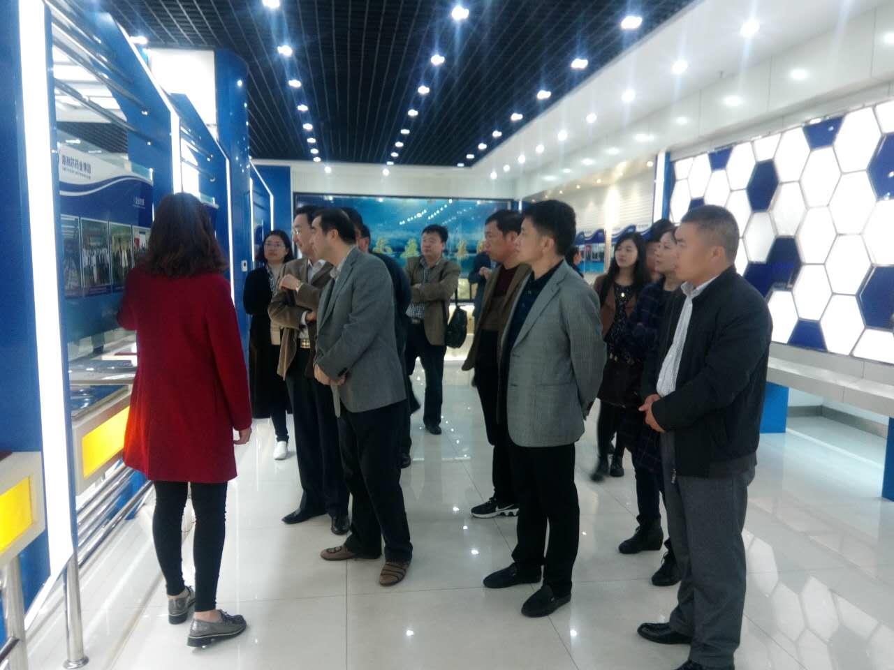 河南省非公党建党委书记一行来yl7703永利集团参观