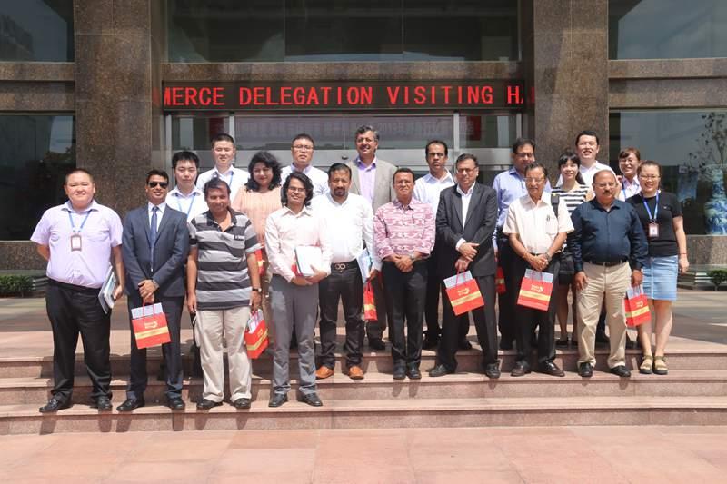 印度商会总监辛格一行访问yl7703永利集团